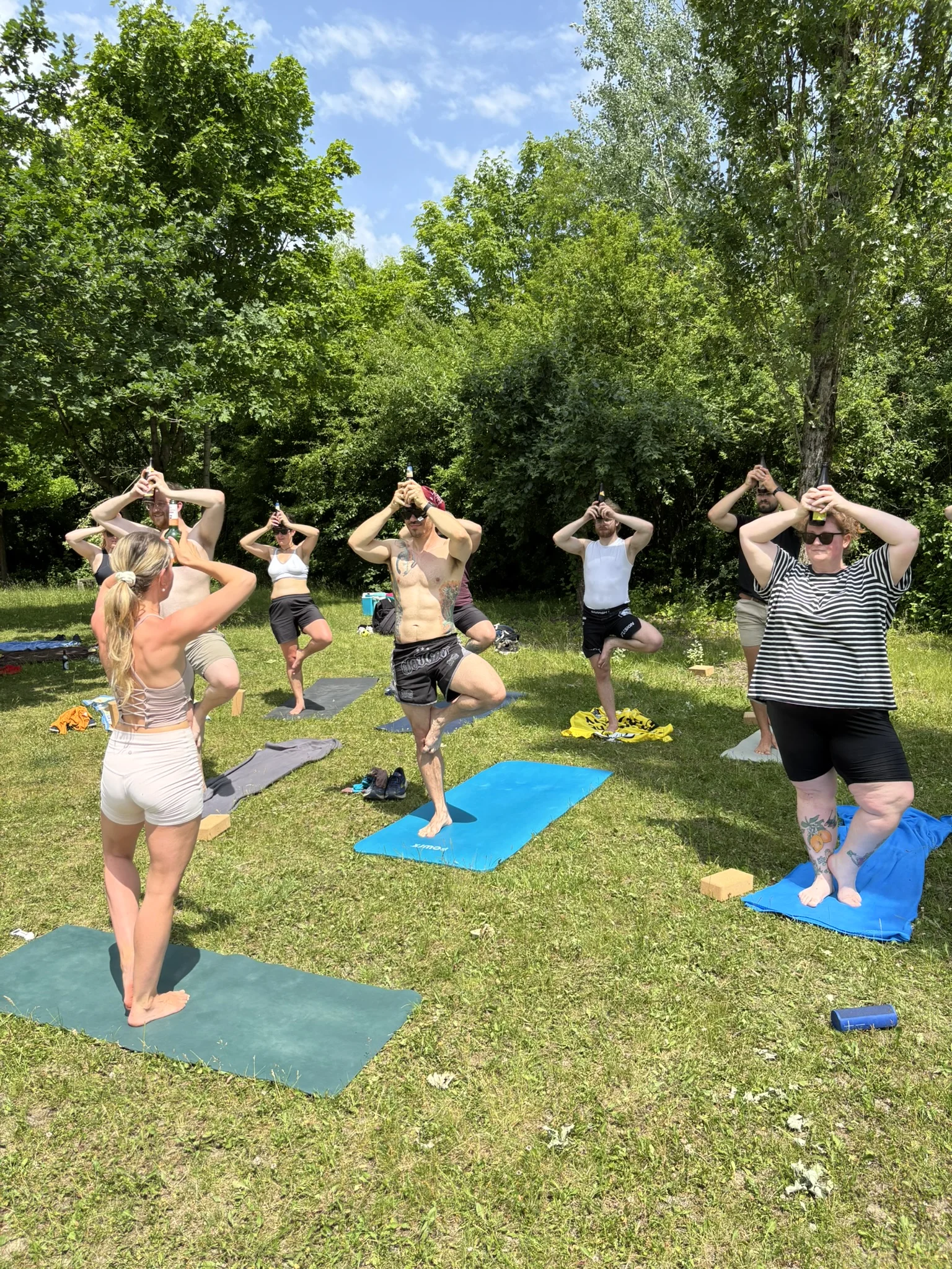 Bier-Yoga Events mit Anna Sysoev - Yoga trifft Genuss